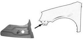 BEVESTIGING SPATBORD LINKS VOOR Onder 5894671