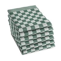 6x DDDDD theedoek barbecue 65 x 65 cm green - thumbnail