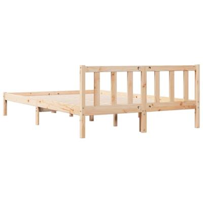 Bedframe extra lang zonder matras massief grenenhout 140x210 cm