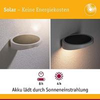 Paulmann 94247 Ryse Wandlamp op zonne-energie met bewegingsmelder Energielabel: G (A - G) 1.2 W Warmwit Wit - thumbnail