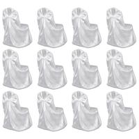 Stoelhoes voor bruiloft 12 st wit - thumbnail