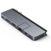 HYPER HyperDrive DUO Pro USB-C dockingstation Geschikt voor merk (dockingstation): Universeel MacBook Geïntegreerde kaartlezer - thumbnail