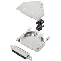 TRU COMPONENTS TCDTZK25DMSK 7709712 D-sub female connectorset 180 ° Aantal polen: 25 Soldeerkelk 1 stuk(s) - thumbnail
