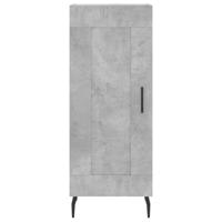 Dressoir 34,5x34x90 cm bewerkt hout betongrijs - thumbnail