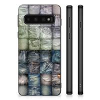TPU Bumper Case Samsung Galaxy S10 Spijkerbroeken - thumbnail