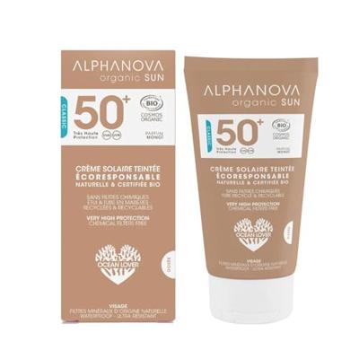 Alphanova Sun Sun bio tinted sunscreen cream golden SPF50+ 50 Gram