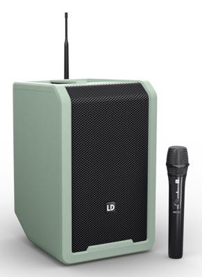 LD Systems ANNY 8 HHD B6 GN Adventure Green met handheld 655-679 MHz