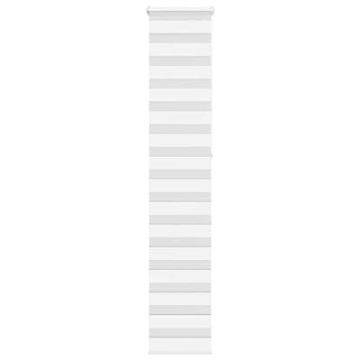 VidaXL Zebra rolgordijn 45x230 cm stofbreedte 40,9 cm polyester wit VidaXL Zebra rolgordijn 45x230 cm stofbreedte 40,9 cm polyester wit