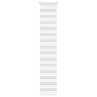 VidaXL Zebra rolgordijn 45x230 cm stofbreedte 40,9 cm polyester wit - thumbnail