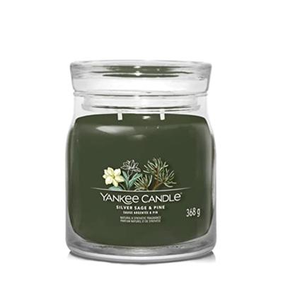 Yankee Candle silver sage & pine signature medium jar