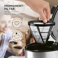 Maxxmee Barista Koffiezetapparaat Zwart, Zilver Capaciteit koppen: 10 Glazen kan - thumbnail