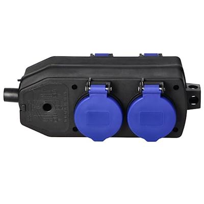 Enzo Hangkoppeling | zwart | IP44 | 4V | met klep - 6871985 Enzo Hangkoppeling | zwart | IP44 | 4V | met klep - 6871985