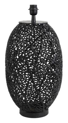 Light & Living Tafellamp 'Sinula' 55cm, kleur Mat Zwart (excl. kap) Light & Living Tafellamp 'Sinula' 55cm, kleur Mat Zwart (excl. kap)