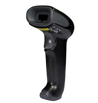 Honeywell 1250G-2USB 1D, zwarte scanner (1250g-2), geen presentatiestandaard, USB type A 3m gecoiled kabel (CBL-500-300-C00) en documentatie 1250G SCANNER 1D BLACK COILED USB CABLE 3M