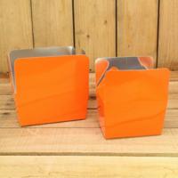 Bonbon doosjes - Chocolade doosje - Oranje 128 basic laag - 24 stuks - thumbnail