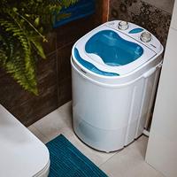 Mesko Home MS 8053 wasmachine Bovenbelading 3 kg Blauw, Wit - thumbnail