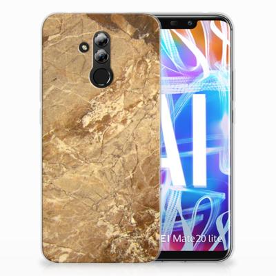 Huawei Mate 20 Lite | TPU | Siliconen hoesje | Marmer Creme Huawei Mate 20 Lite | TPU | Siliconen hoesje | Marmer Creme