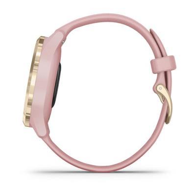 Garmin vivomove 3S Sport Champagne-Rose, Silicone Smartwatch Roze Garmin vivomove 3S Sport Champagne-Rose, Silicone Smartwatch Roze
