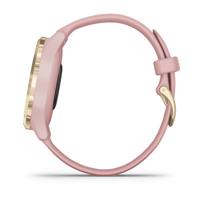 Garmin vivomove 3S Sport Champagne-Rose, Silicone Smartwatch Roze - thumbnail