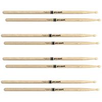 ProMark PW5AW-4P Classic Attack 5A Shira Kashi Oak 4-Pack drumstokken set - thumbnail