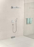 Muuraansluitbocht FixFit Square HansGrohe met Terugslagklep Geborsteld Brons - thumbnail
