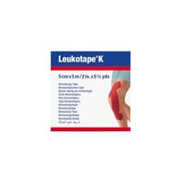 Leukotape K Kleefwindel Elast Rood 5,0cmx5m 1 - thumbnail