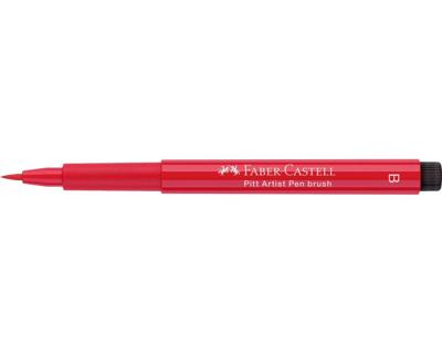 Faber Castell Tekenstift Pitt Artist Pen Brush - 121 geraniumrood fel