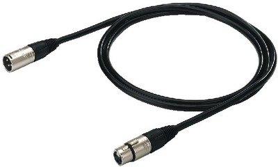 Monacor MECN-2000/SW XLR Kabel [1x XLR-stekker - 1x XLR-bus] 20 m Zwart