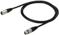 Monacor MECN-1500/SW XLR Kabel [1x XLR-stekker - 1x XLR-bus] 15 m Zwart - thumbnail