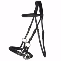 Harrys Horse Side Pull hoofdstel zwart maat:cob - thumbnail
