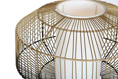 Vloerlamp DKD Home Decor Zwart Gouden Ijzer 50 W 220 V 39 x 39 x 103 cm