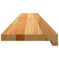 Vensterbanken 2 st 120x20x2 cm massief eikenhout lichtbruin - thumbnail