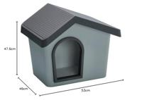 IMAC HONDENHOK ZEUS 50 2ND LIFE GRIJS 53X46X47,5 CM - thumbnail