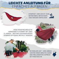 Ticket to the moon Compact Hammock Hangmat Burgundy - thumbnail
