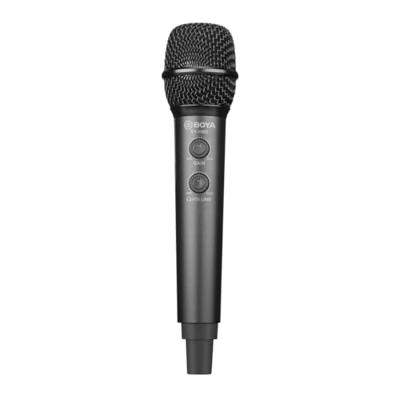 BOYA BY-HM2 professionele handmicrofoon voor smartphone en computer