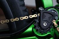 KMC X12 Ketting 12-speed 126-schakels Zwart - Goud - thumbnail