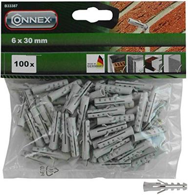 Connex Pluggen Polyamide 6Mm Bag 100St - B33387