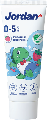 Jordan Tandpasta kids 0 - 5 jaar 50 Milliliter