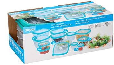 Voedsel Opslag Dozen 24-dlg. Rood BPA-vrij Voedsel Opslag Dozen 24-dlg. Rood BPA-vrij