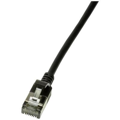LogiLink CQ9033S RJ45 Netwerkkabel, patchkabel CAT 6A U/FTP 1.00 m Zwart Extreem dun, Vlambestendig, Flexibel, Folie afscherming, Halogeenvrij, Snagless, LogiLink CQ9033S RJ45 Netwerkkabel, patchkabel CAT 6A U/FTP 1.00 m Zwart Extreem dun, Vlambestendig, Flexibel, Folie afscherming, Halogeenvrij, Snagless,