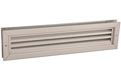 Deurventilatierooster alu geanodiseerd 470x121mm