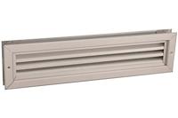 Deurventilatierooster alu geanodiseerd 470x121mm - thumbnail