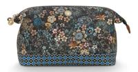 Pip Studio Pip Studio Cooper Cosmetic Purse Large Tutti i Fiori Blue 26x18x12cm - thumbnail