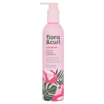 Flora & Curl Rose Water Cream Shampoo