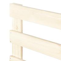 Bedframe pallet massief grenenhout 100x200 cm - thumbnail