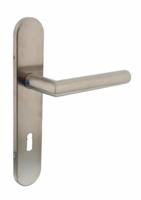 Intersteel Strakke deurklinkHoek 90 sleutelgat 72mm RVS - 0035.129726 - thumbnail