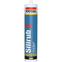 Soudal Silirub 2 | Siliconenkit | Transparant | 300 ml - 102384 - thumbnail