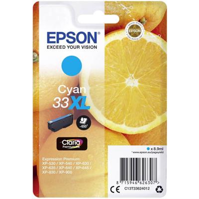 Epson Singlepack Cyan 33XL Claria Premium inkt