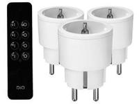 Enzo DiO Draadloos schakelen set 3x mini ontvangers+AB - 6960060 - thumbnail