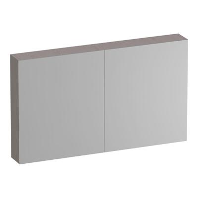 Brauer Impress Deluxe Spiegelkast - 120 cm - met interne en externe Verlichting - 2 Dubbelzijdige Spiegeldeuren - Timber Greige